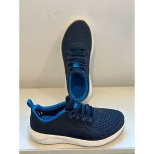 CROCS LiteRide Pacer Aqua Blue Shoes Size 1